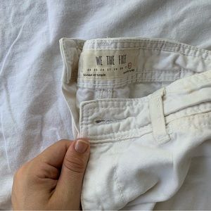 Free People / We The Free White Cotton Wide Leg Pant sz 31